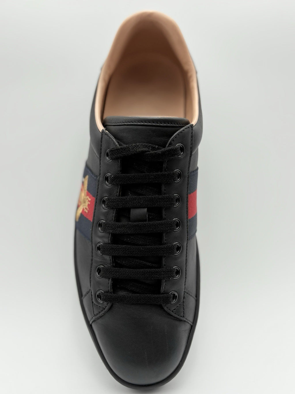Size 9 G (9.5 US) - Gucci Ace Embroidered Bee ' Black ' | GREAT CONDITION!