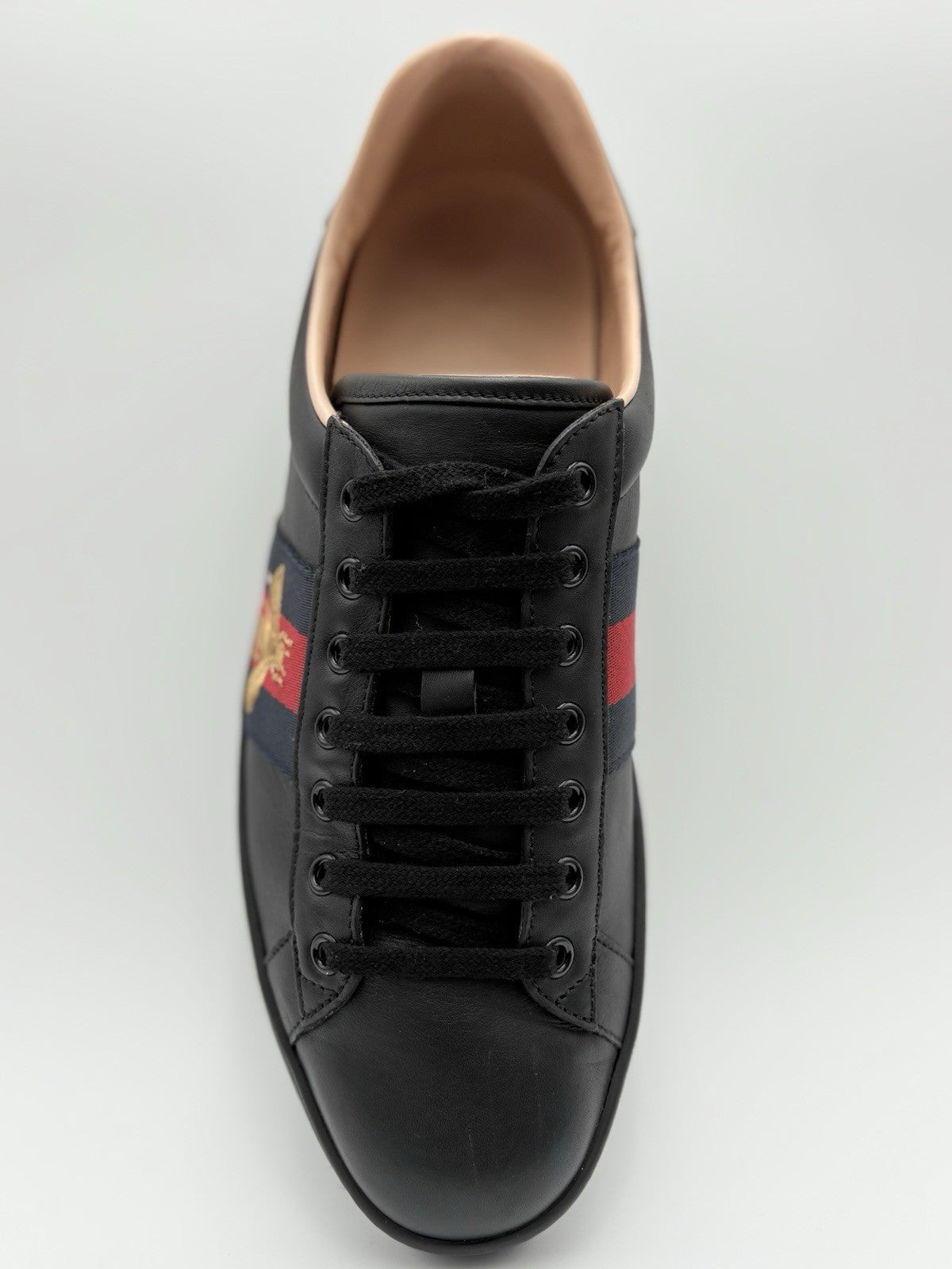 Size 9 G (9.5 US) - Gucci Ace Embroidered Bee ' Black ' | GREAT CONDITION!