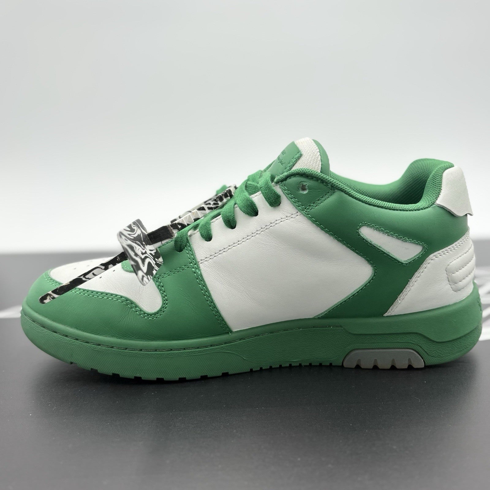 Size 42 (9 US) Off-White Out of Office ' Green White ' | GREAT CONDITION!