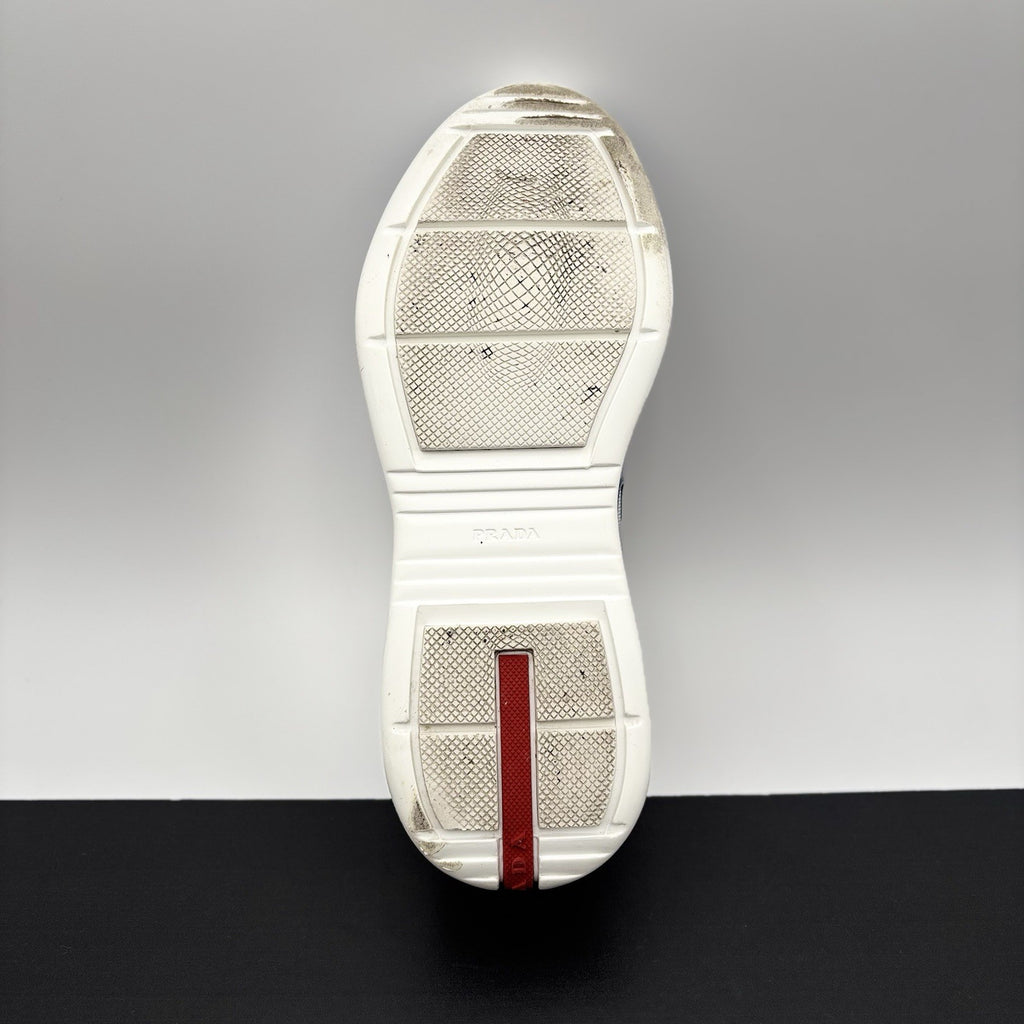 Size 7 UK (8 US) - Prada Americas Cup ' Aviation Blue, Silver' | GOOD CONDITION!
