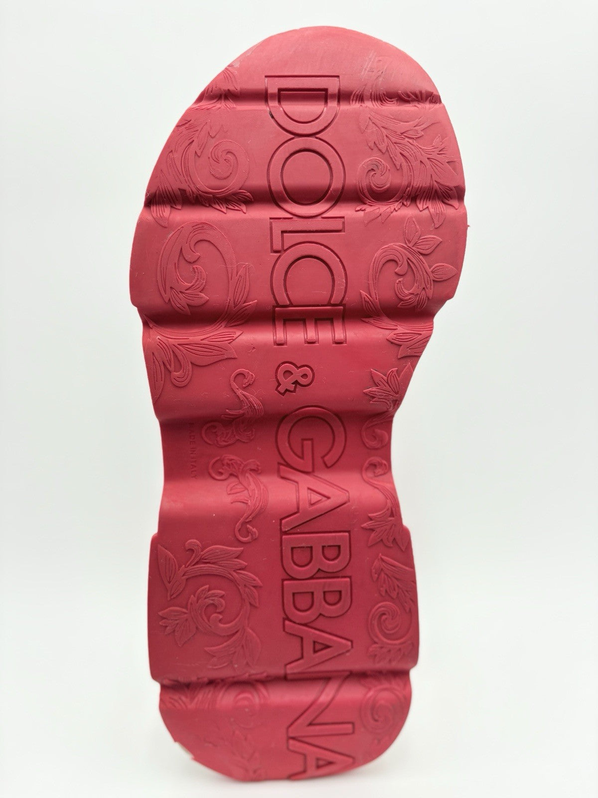Size 10 UK (11 US) - Dolce Gabbana Daymaster ' White Red ' | GOOD CONDITION!