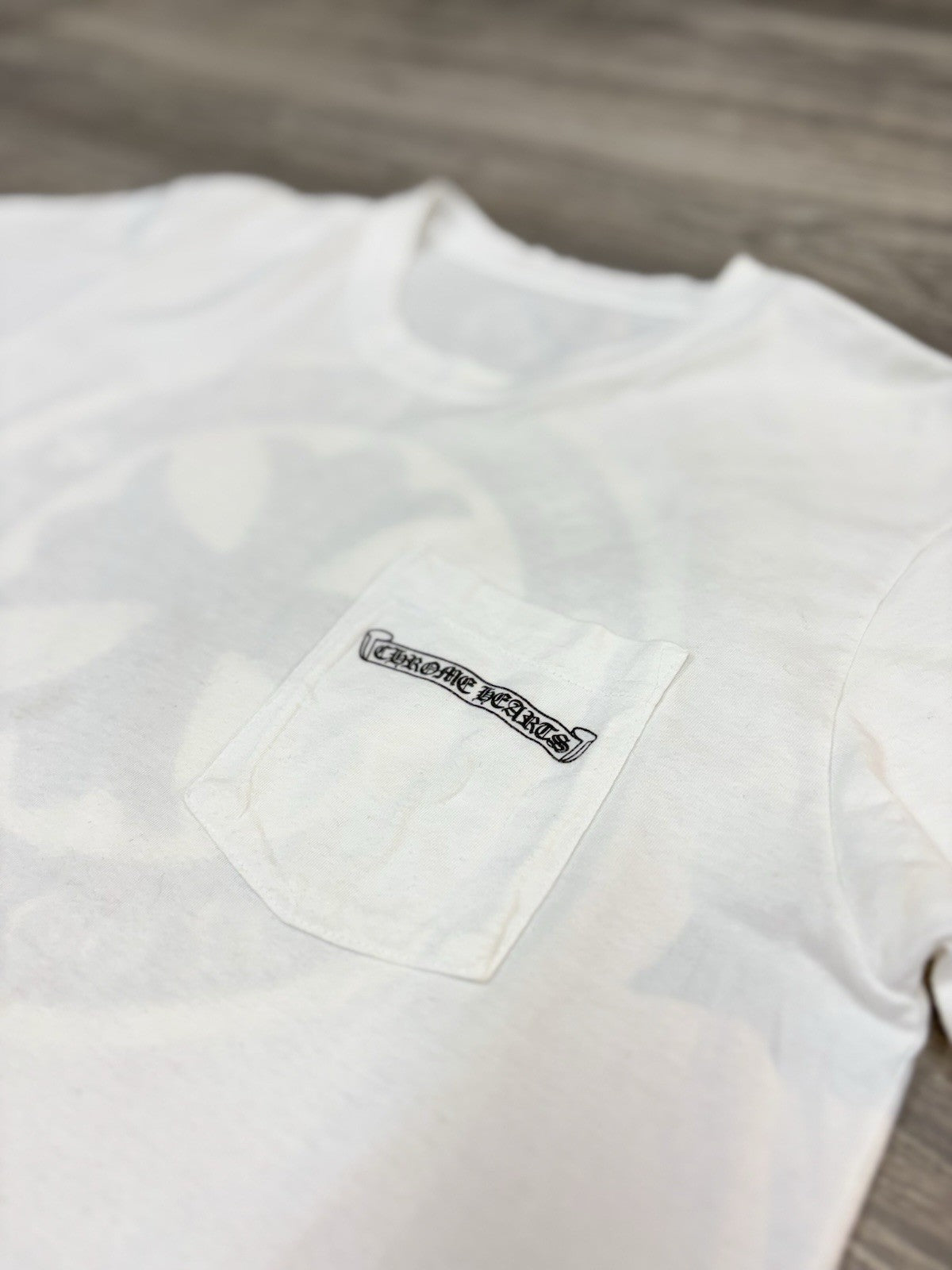 Size Medium - Chrome Hearts Plus Logo Short Sleeve T-Shirt ' White ' | EXCELLENT