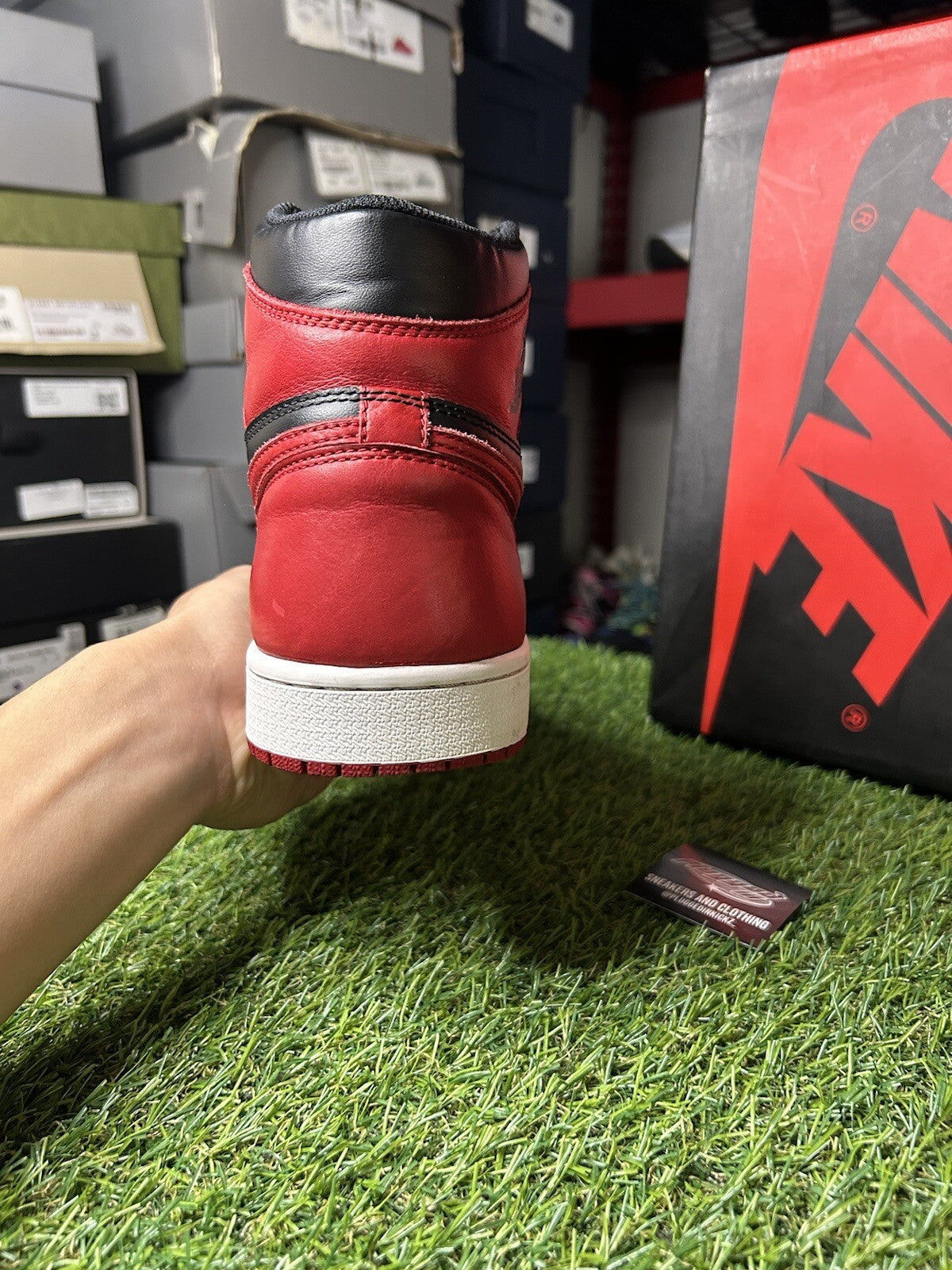 Size 9.5 - Nike Air Jordan 1 Retro High OG 'Banned' 2016
