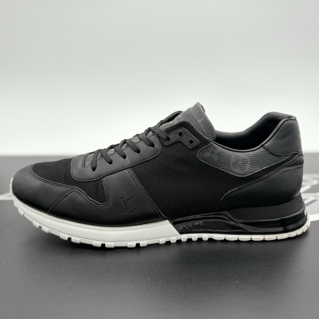 Size 9.5 LV (10.5-11 US) Louis Vuitton Run Away ' Black White ' | GOOD CONDITION