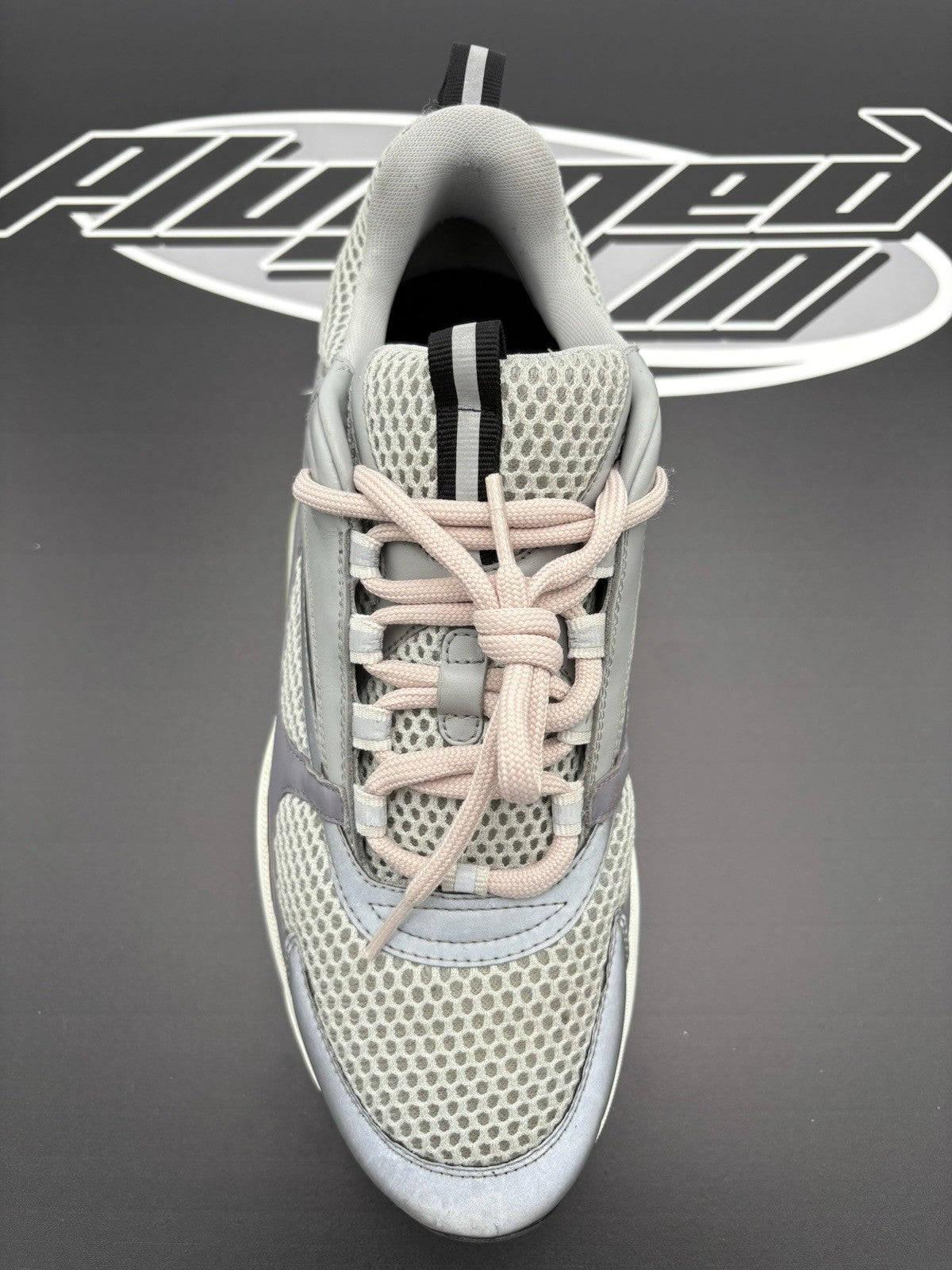 Size 44 (11 US) - Dior B22 Sneaker ' Grey Pink Laces ' | SUPER CLEAN!