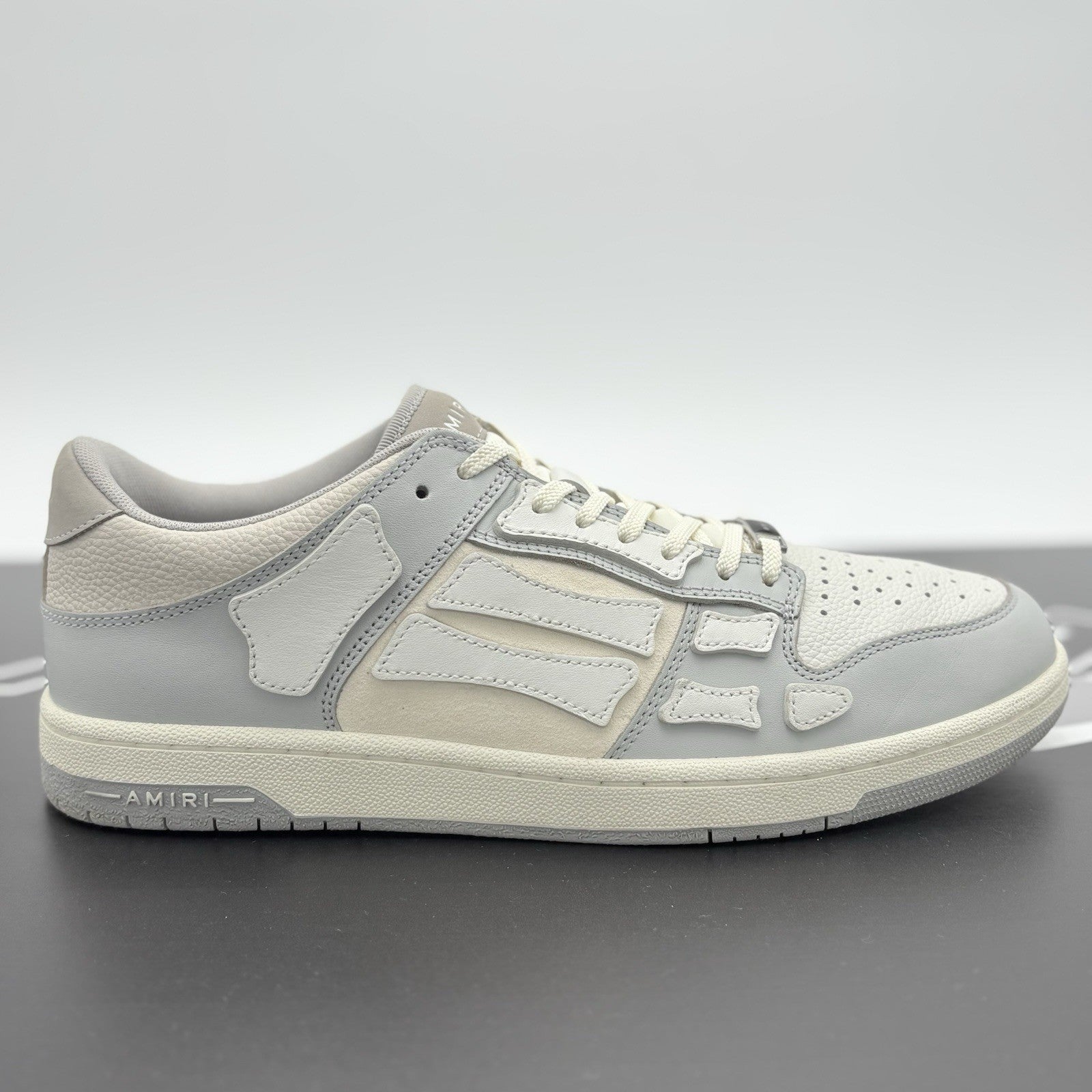 Size 45 (12 US) Amiri Skel Low Top Sneakers ' Grey ' | SUPER CLEAN!