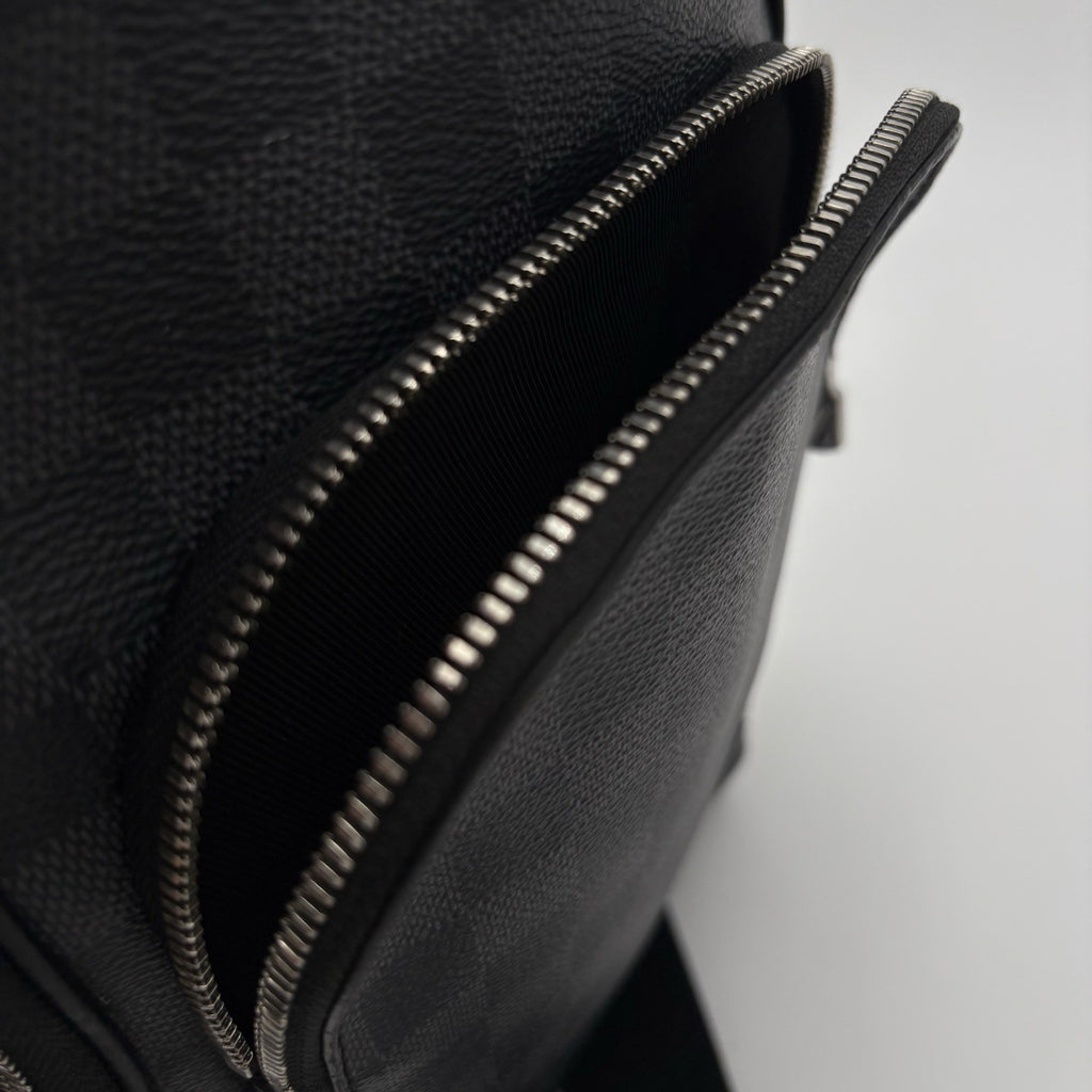 Louis Vuitton Sling Bag Damier Graphite Canvas ' Black ' | SUPER CLEAN!