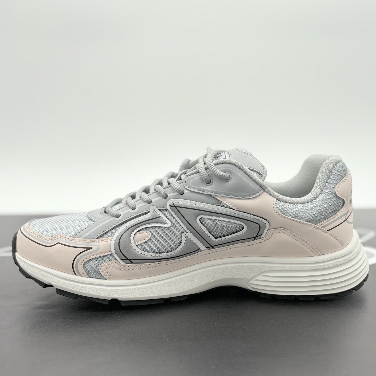 Size 44 (11 US) Dior B30 Reflective ' Grey Light Pink ' | BRAND NEW!