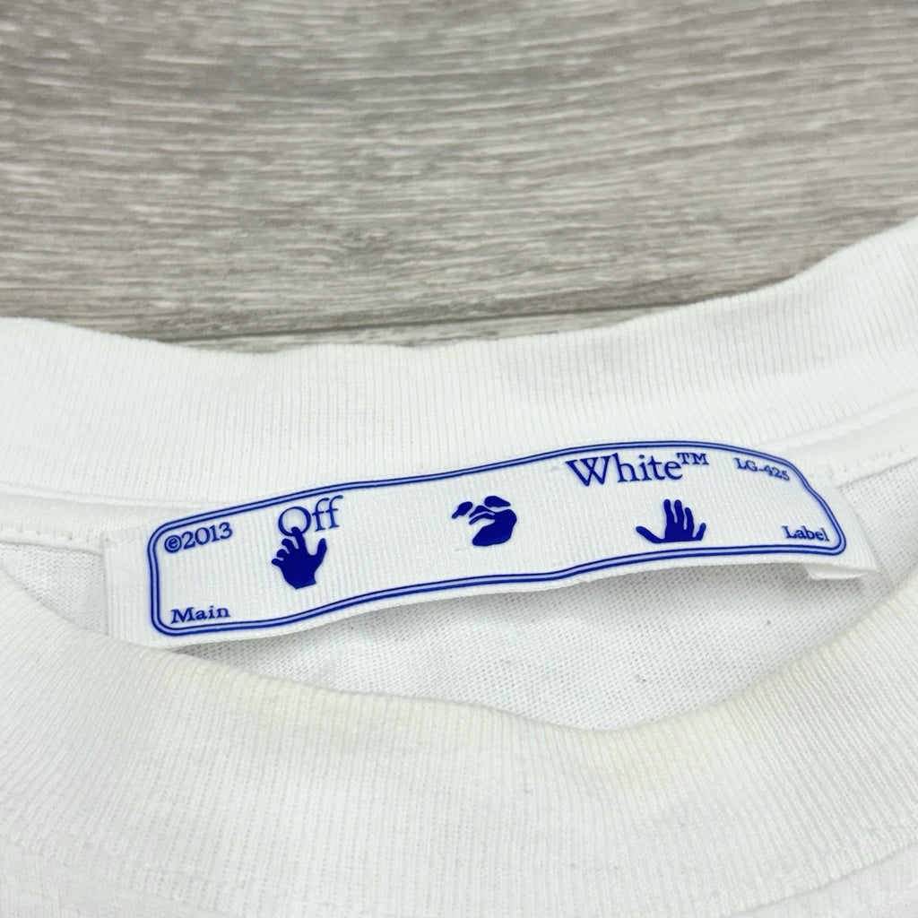 Size Small - Off White Faded Arrow Shirt Sleeve T-Shirt ' White Black '