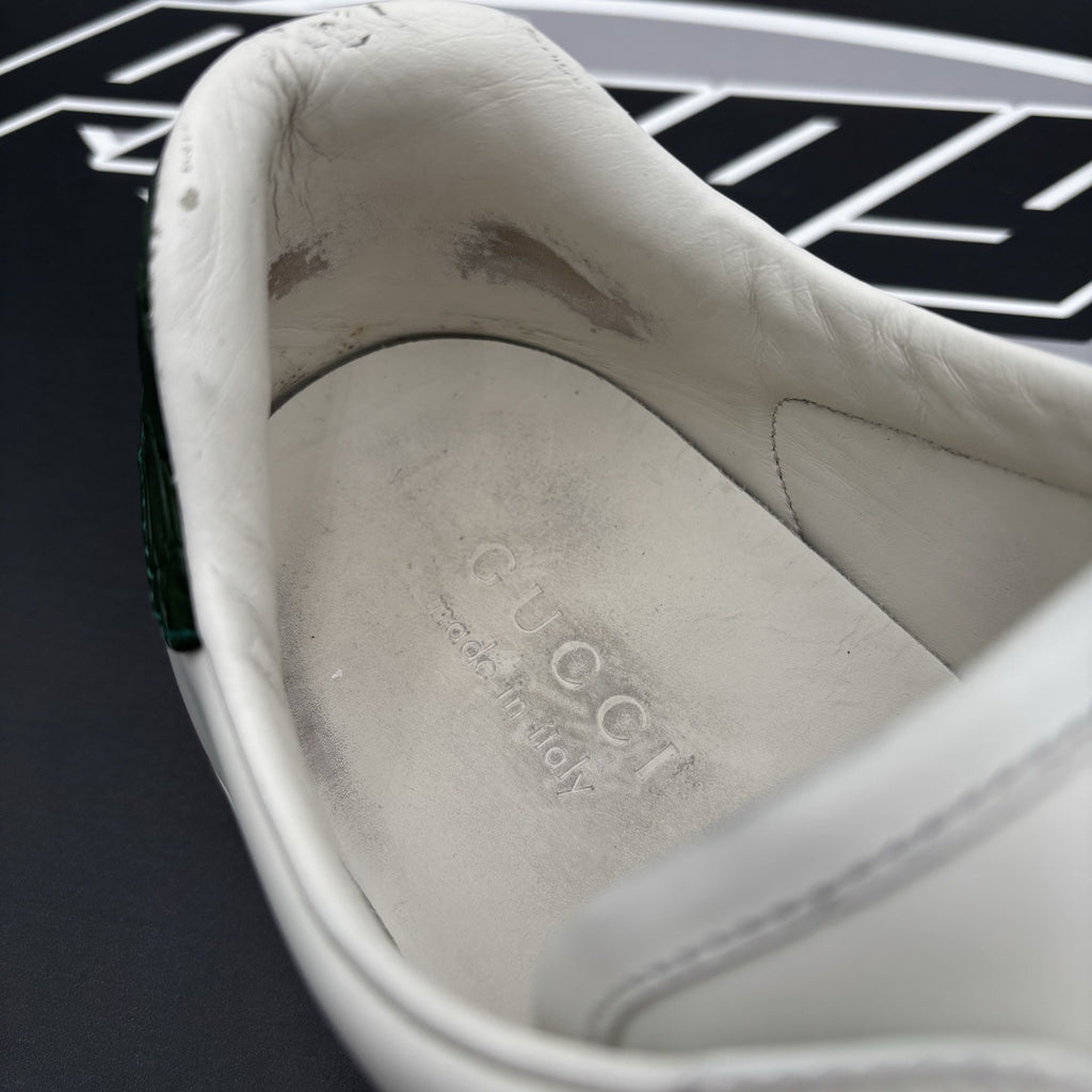 Size 9 G ( 10 US) - Gucci Ace Web  ' White, Red, Green ' | GOOD CONDITION!