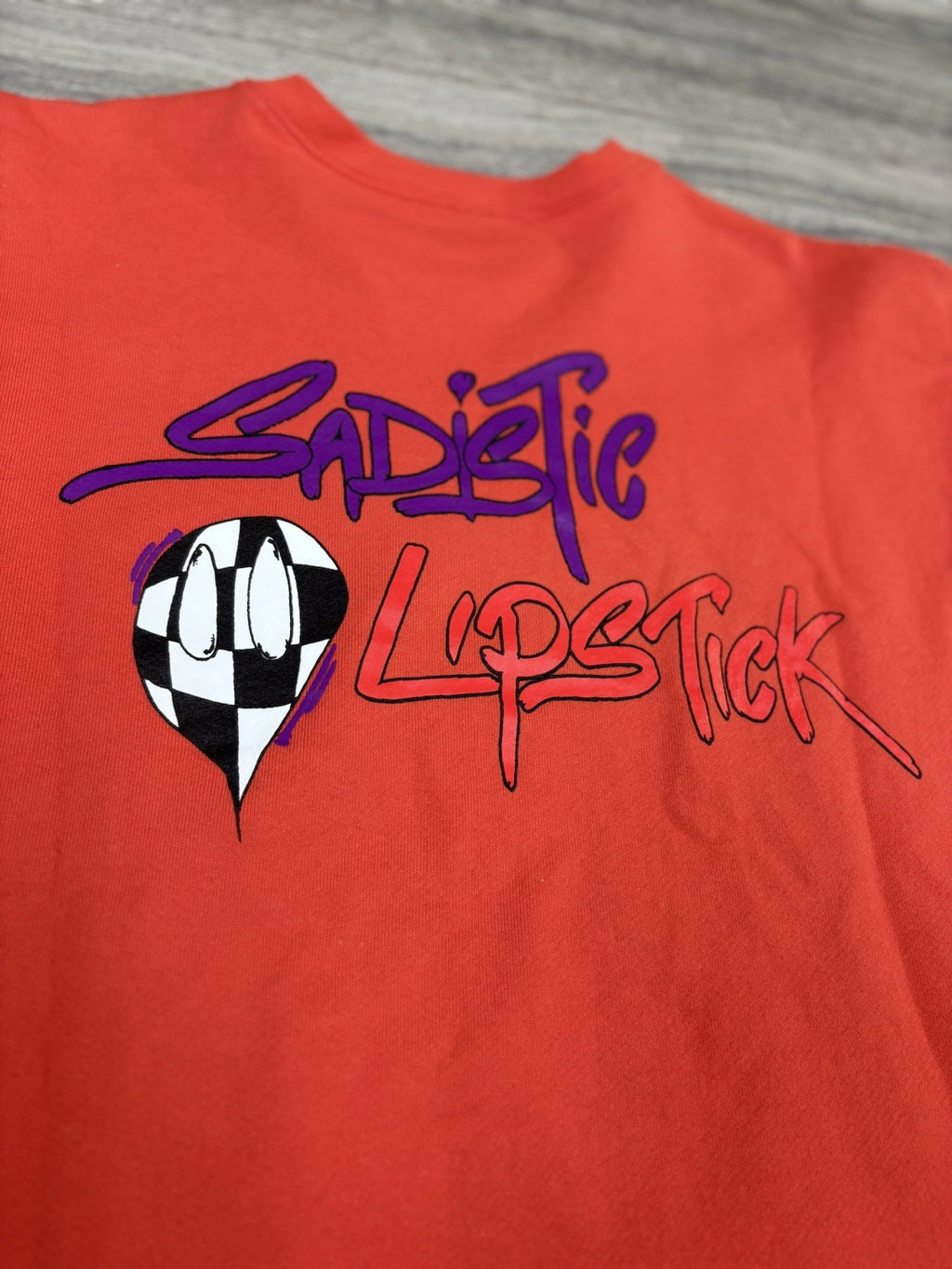 Size Medium - Chrome Hearts Matty Boy Sadistic Lipstick Crewneck ' Red ' | NEW!