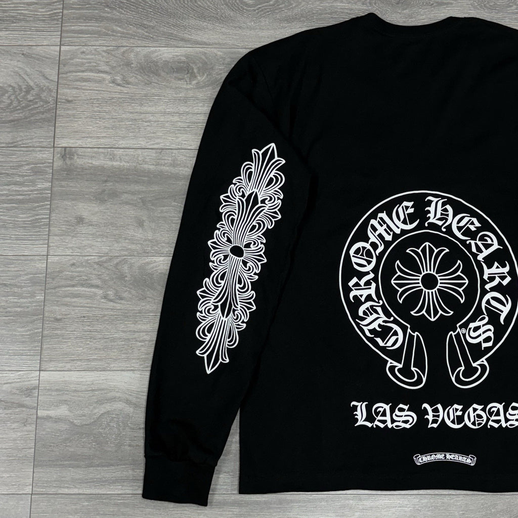 Size XXL - Chrome Hearts Los Angeles Exclusive Long Sleeve ' Black ' | NEW!