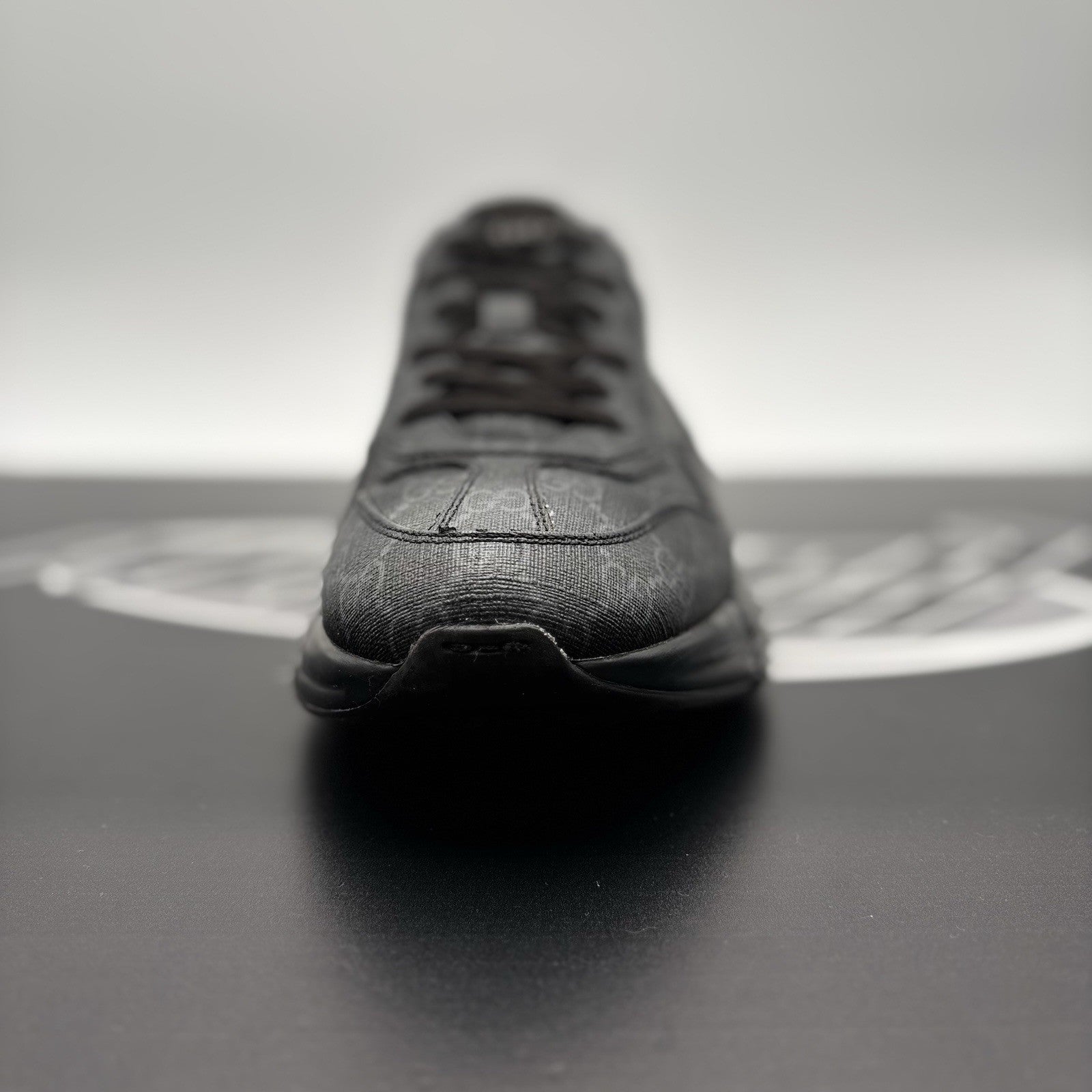 Size 10 G (10.5 US) - Gucci Rhyton ' Monogram Black ' | GREAT CONDITION!