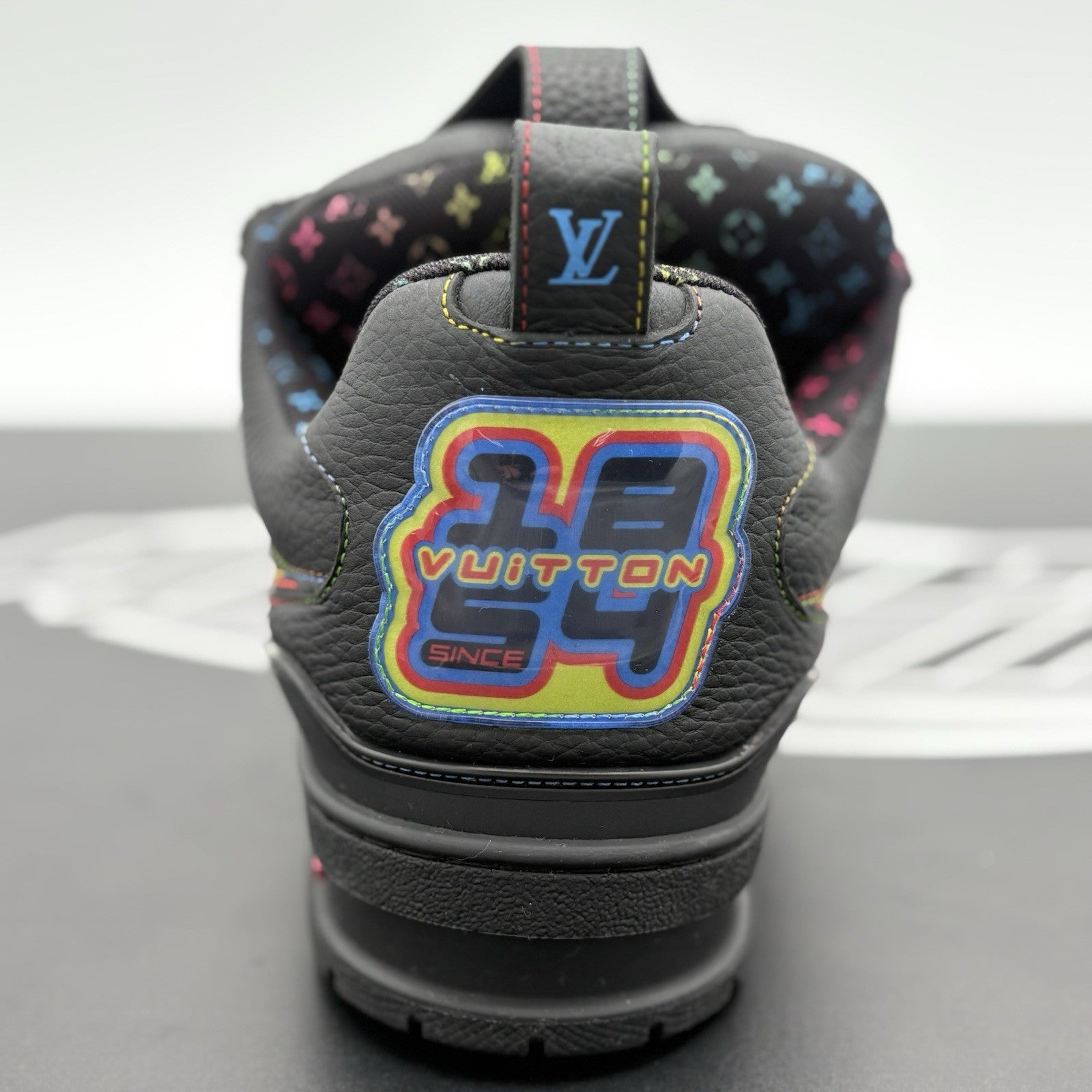 Size 9 LV (10-10.5 US) - Louis Vuitton Skate ' Black Multicolor ' | SUPER CLEAN!