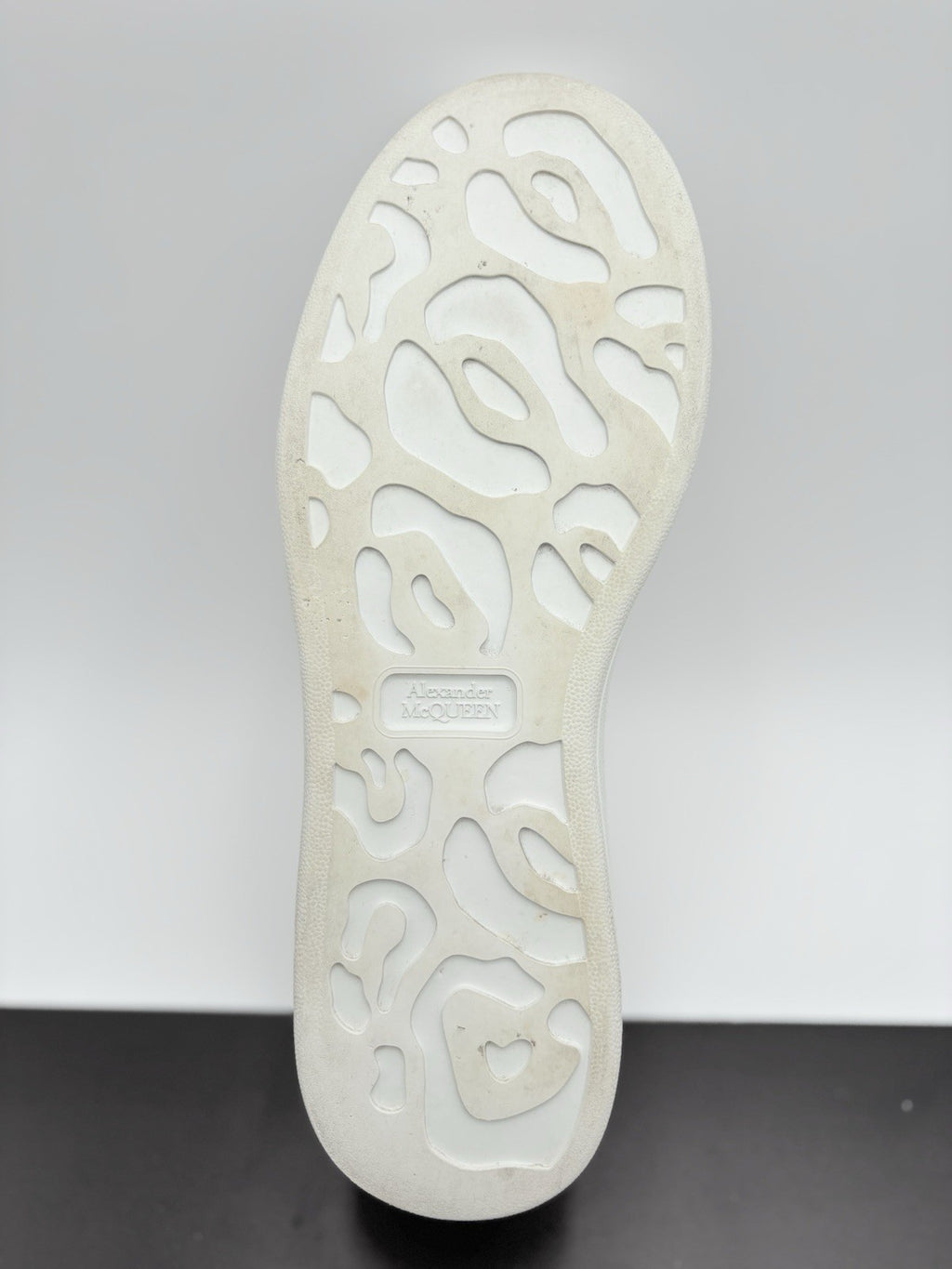 Size 45 (12 US) Alexander McQueen Studded Oversized ' White Black ' | GREAT COND