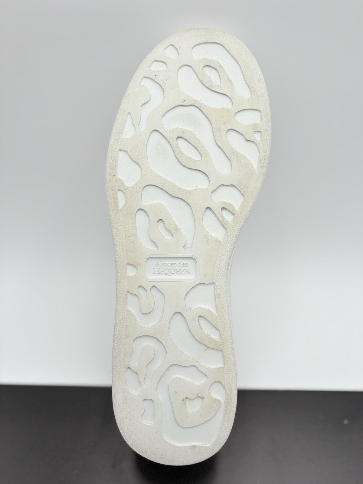Size 45 (12 US) Alexander McQueen Studded Oversized ' White Black ' | GREAT COND