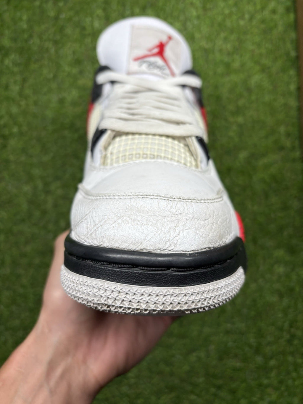 Size 10 - Jordan 4 Retro Mid Red Cement | GOOD CONDITION!