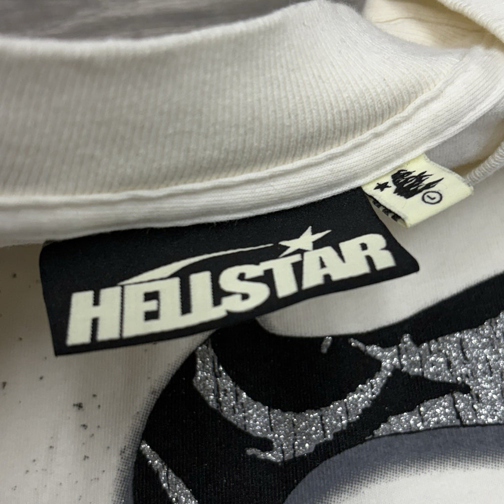 Size Large - Hellstar Glitter P2P T-Shirt ' Black ' | NEW!