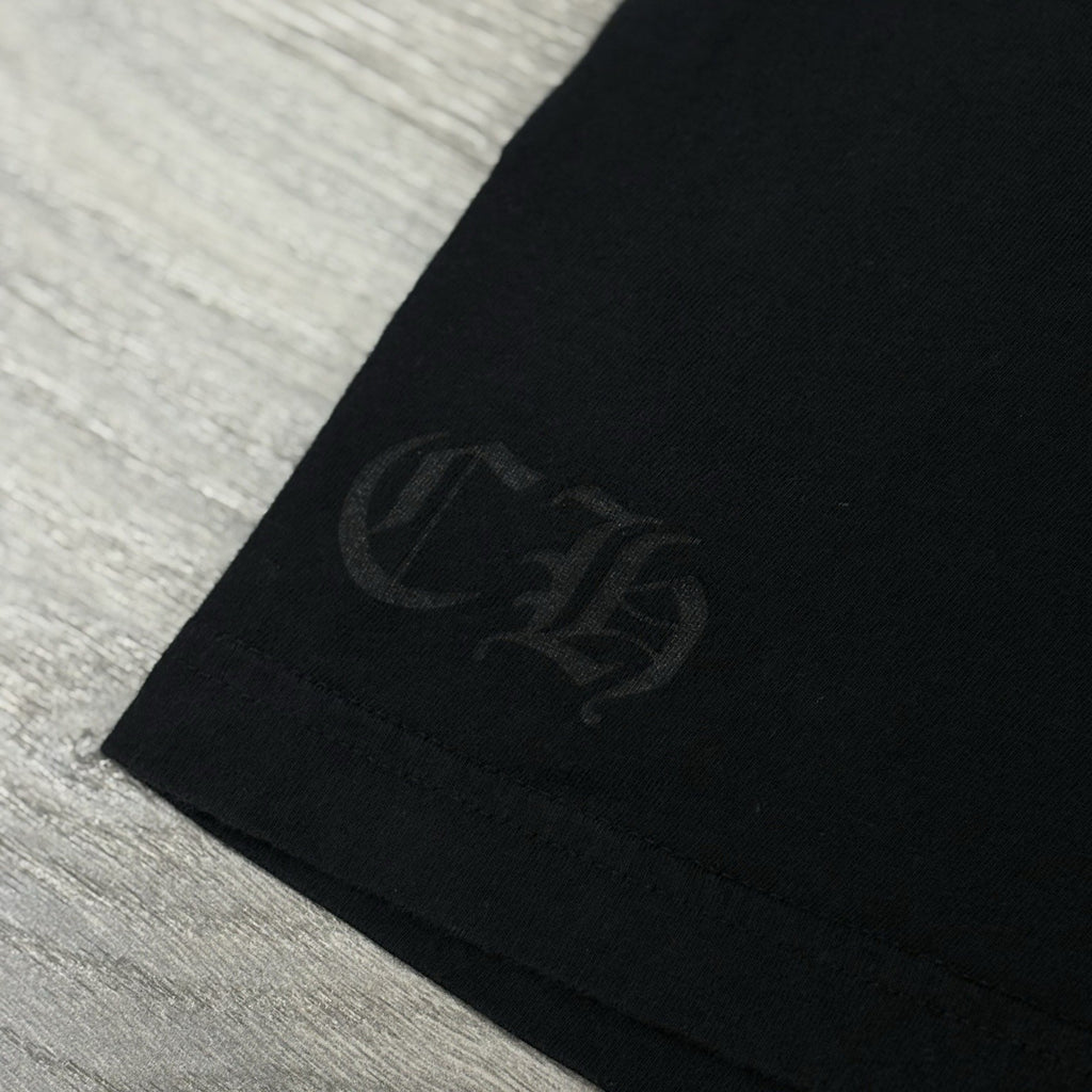 Size Small - Chrome Hearts Collar Print T-Shirt ' Black White ' | GOOD CONDITION