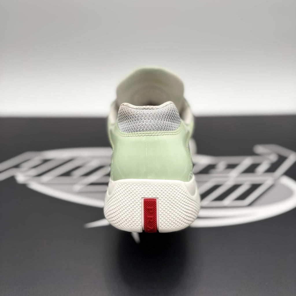 Size 8 UK (9 US) Prada Americas Cup ' White, Mint, Silver ' | GREAT CONDITION!