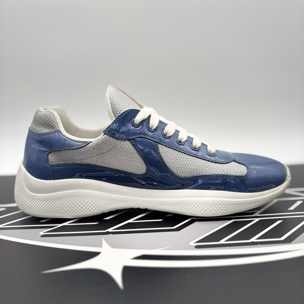 Size 7 UK (8 US) - Prada Americas Cup ' Aviation Blue, Silver' | GOOD CONDITION!