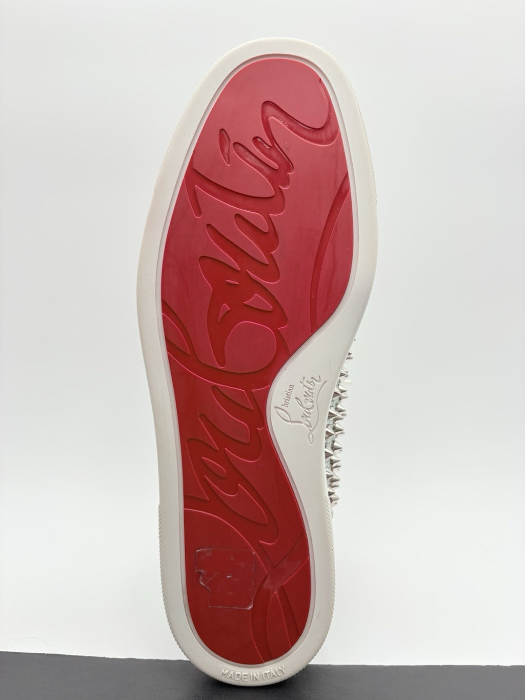 Size 41 (8 US) -Christian Louboutin Spikes ' Multi Silver ' | GREAT CONDITION!