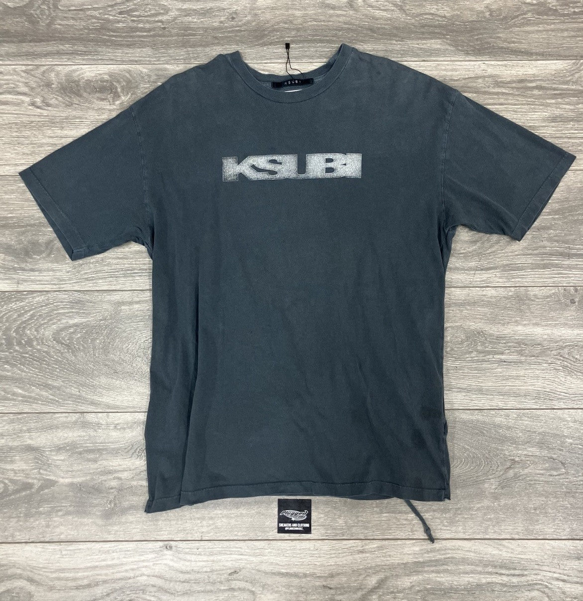 Size Small - Ksubi Sign Of The Times T-Shirt ' Blue ' | GOOD CONDITION!