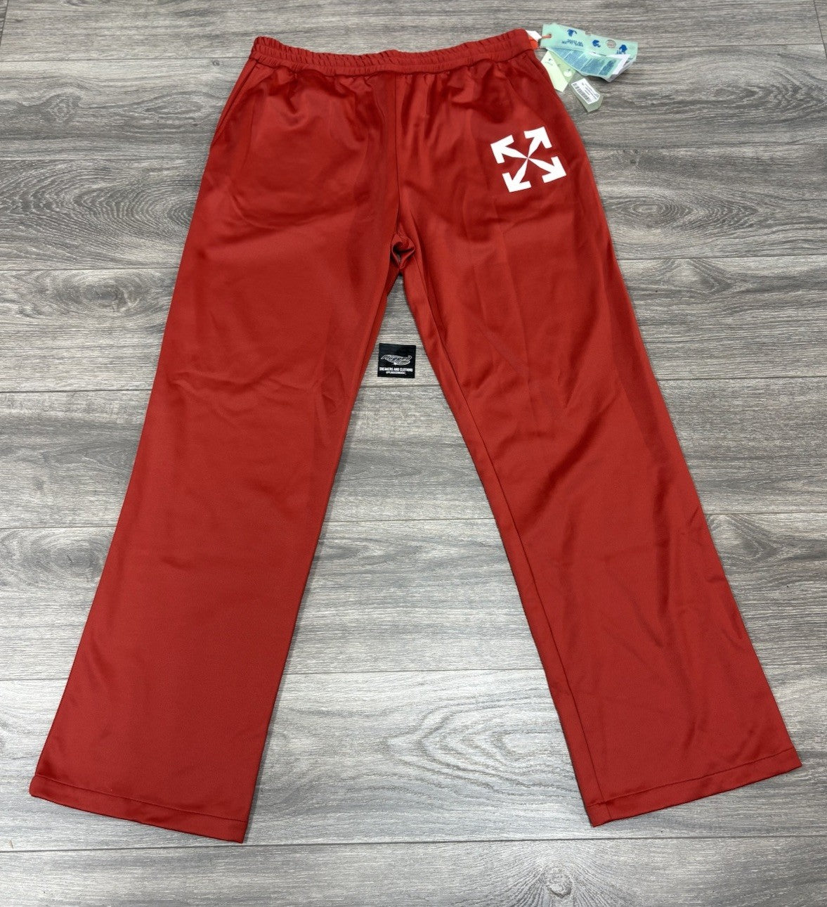 Size XXL - Off-White Single Arrow Slim Trackpant ' Red ' | NEW!