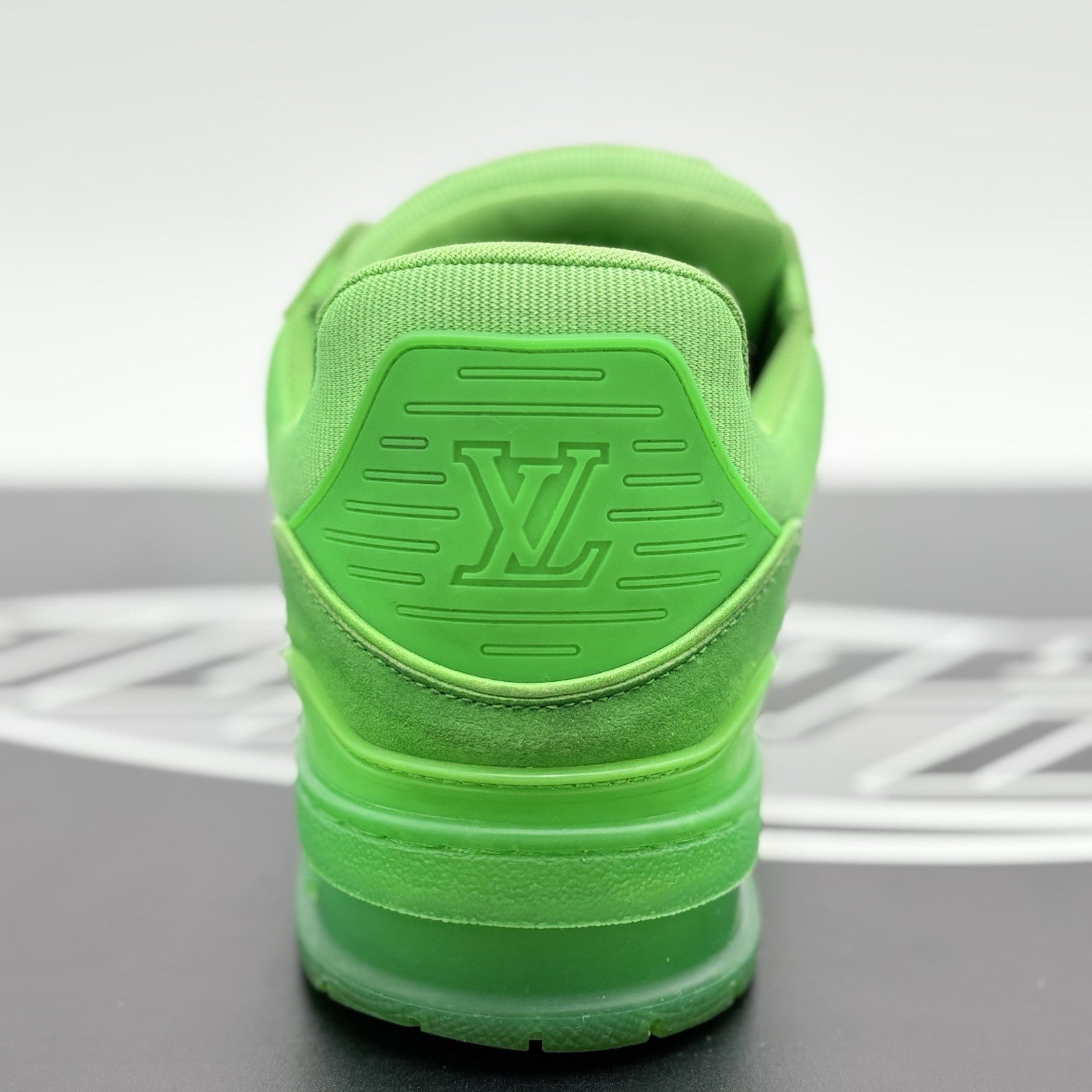 Size 7 LV (8-8.5 US) - Louis Vuitton Trainer ' Slime Green ' | GREAT CONDITION!