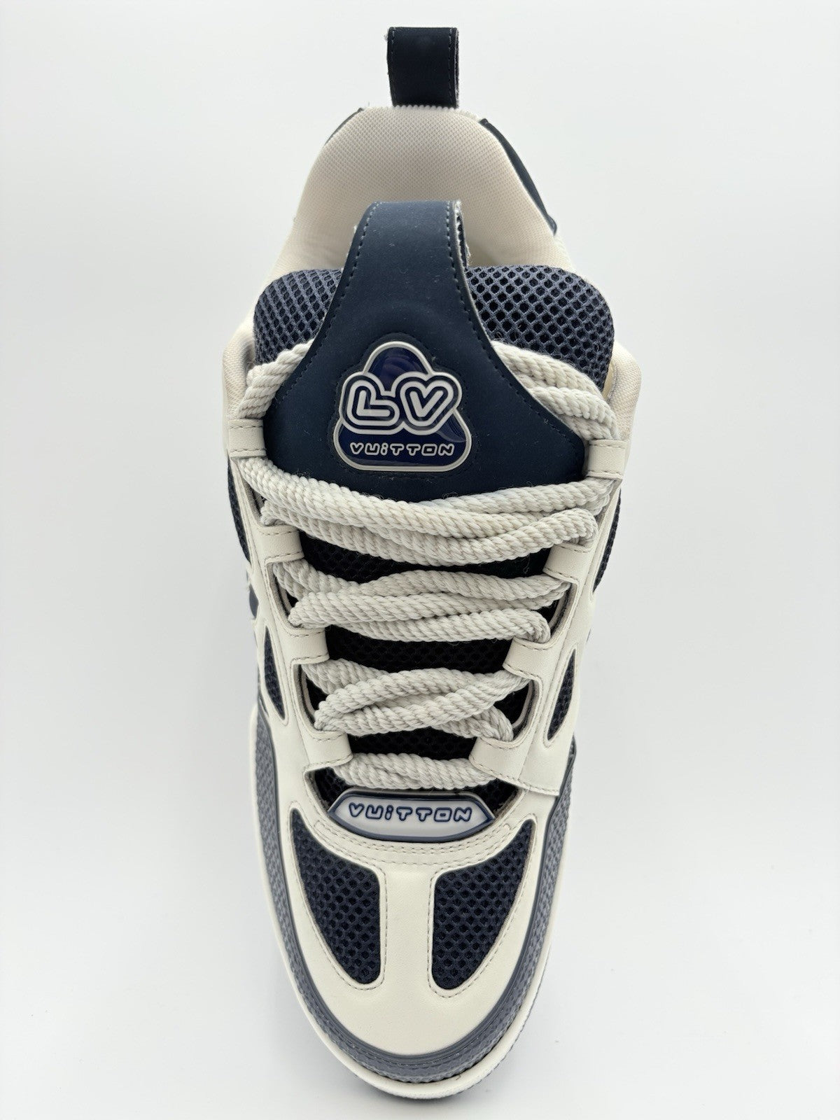 Size 8 LV (9-9.5 US) - Louis Vuitton Skate ' Marine ' | GOOD CONDITION