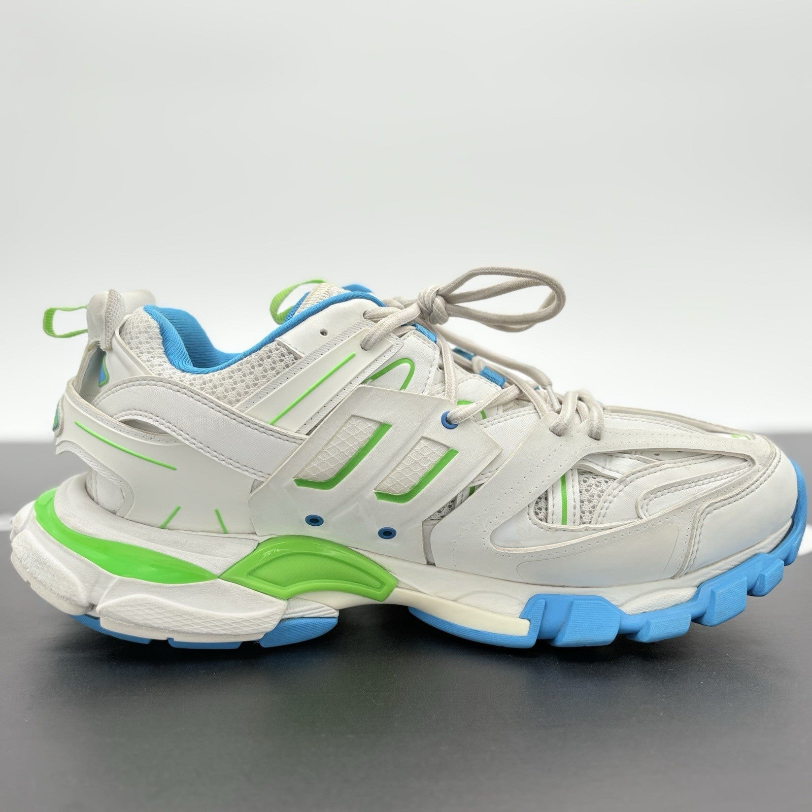 Size 43 (10 US) - Balenciaga Track ' White Blue Green ' | GREAT CONDITION!