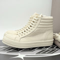 Size 41 (8 US) Rick Owens Hollywood Vintage Leather High ' Off White ' | NEW!