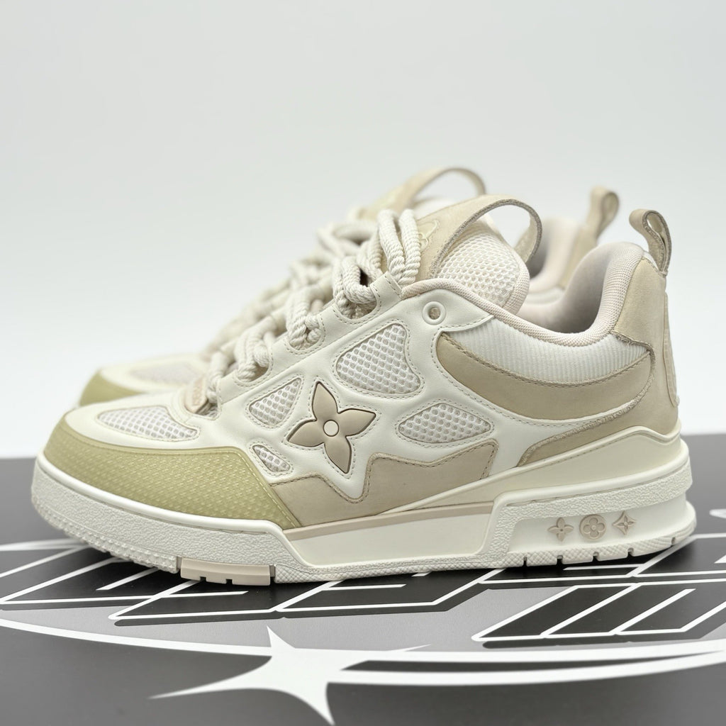 Size 7 LV (8-8.5 US) - Louis Vuitton Skate ' Beige White ' | GREAT COND!