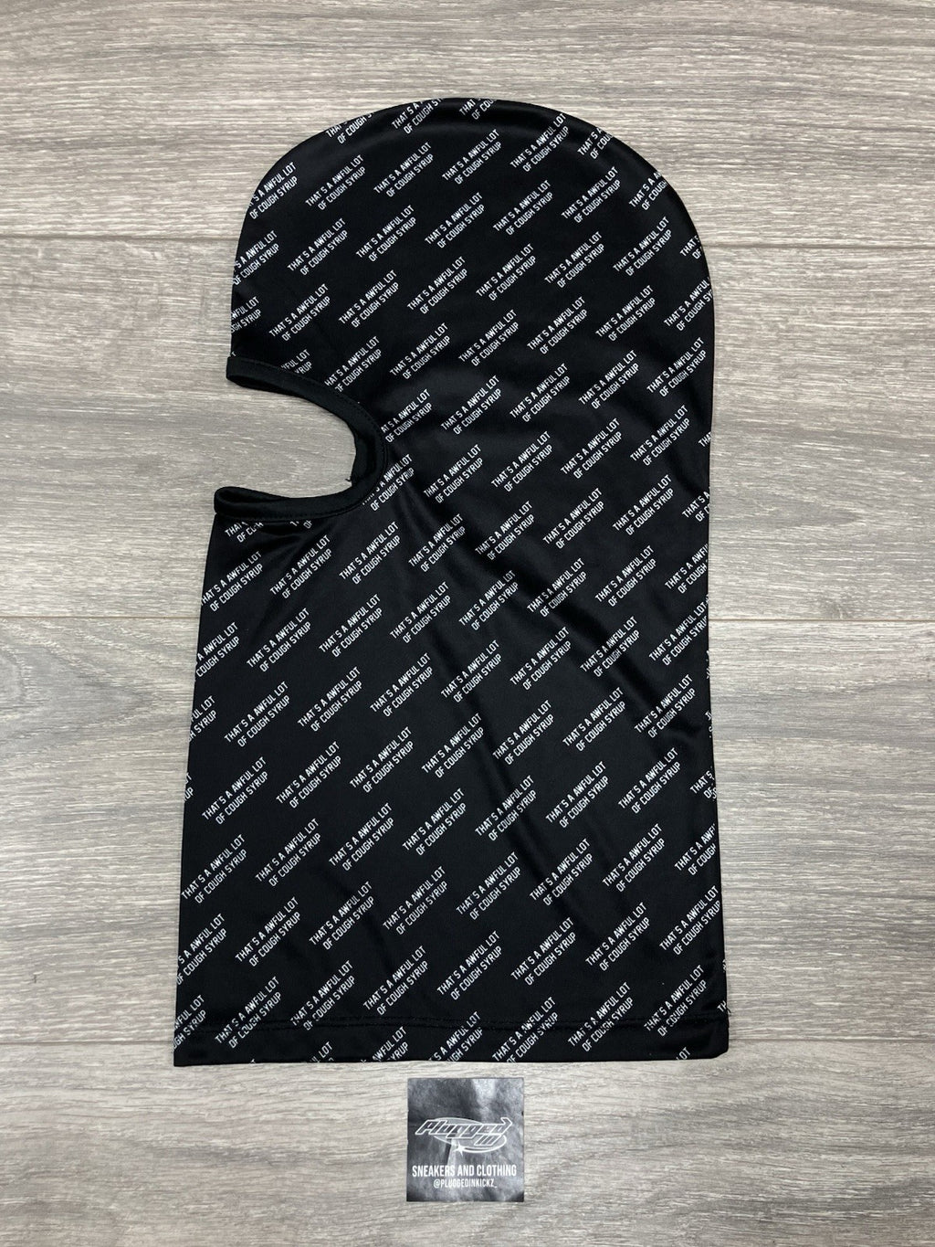 Thats A Awful Lot Of Cough Ski Mask ' Black, White ' | NEW!