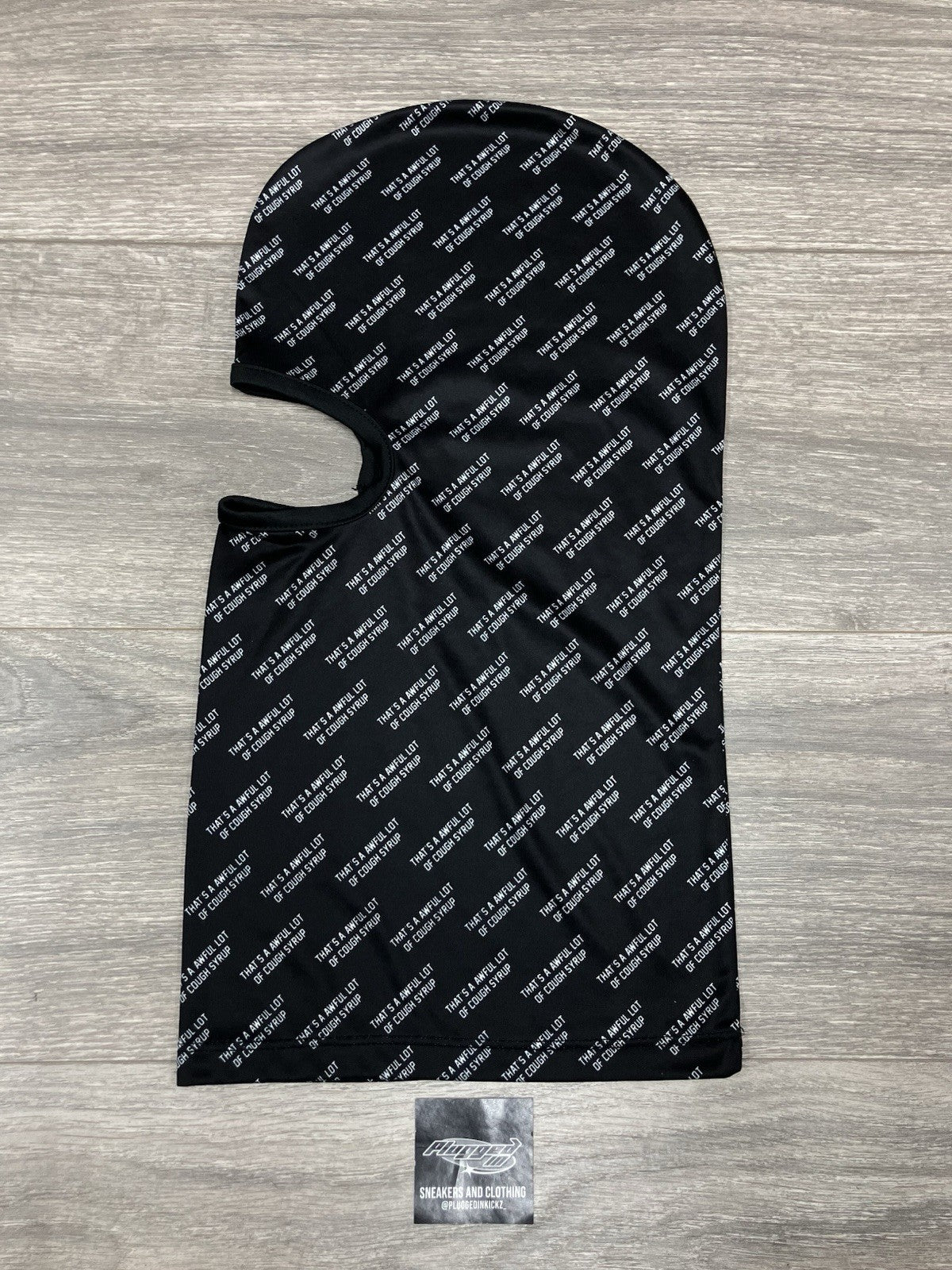 Thats A Awful Lot Of Cough Ski Mask ' Black, White ' | NEW!