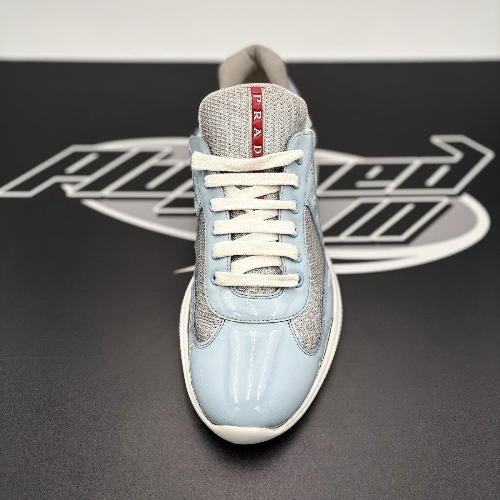 Size 9 UK (10 US) - Prada Americas Cup ' Sky Blue, White ' | GOOD CONDITION!