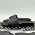 Size 10 LV (11-11.5 US) Louis Vuitton Damier Sandals ' Black Grey ' | GREAT COND