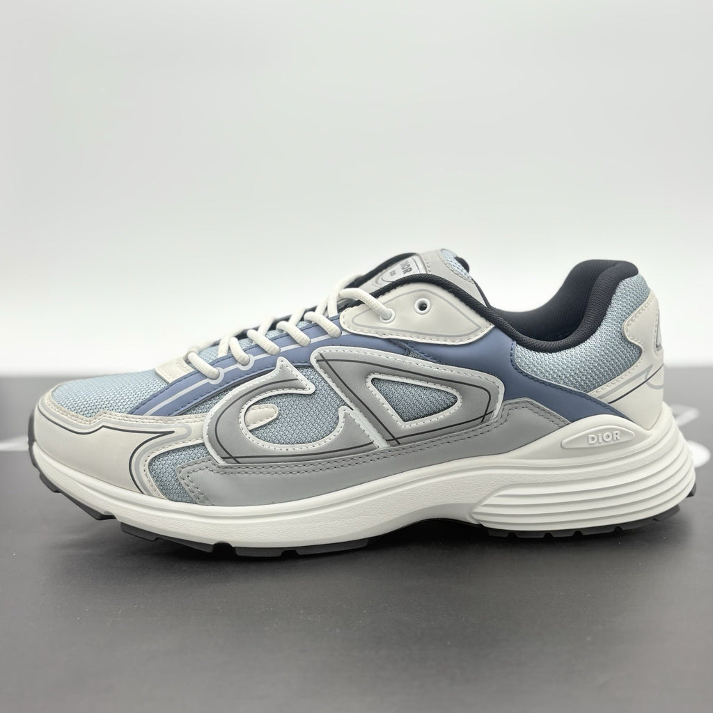 Size 46 (13 US) - Dior B30 Reflective Sneaker ' Blue Grey White ' | SUPER CLEAN!
