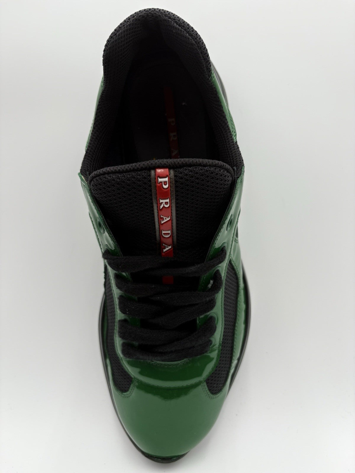 Size 8.5 UK (9.5 US) - Prada Americas Cup ' Green Black ' | GOOD CONDITION!