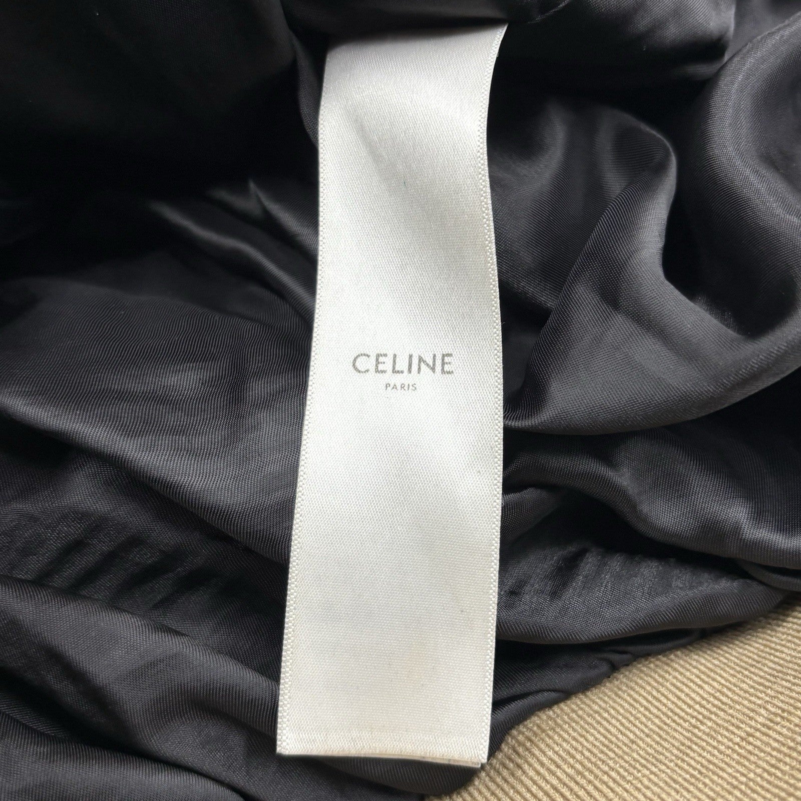 Size L - Celine Blouson Monogram Nylon Triomphe Windbreaker ' Brown Black '