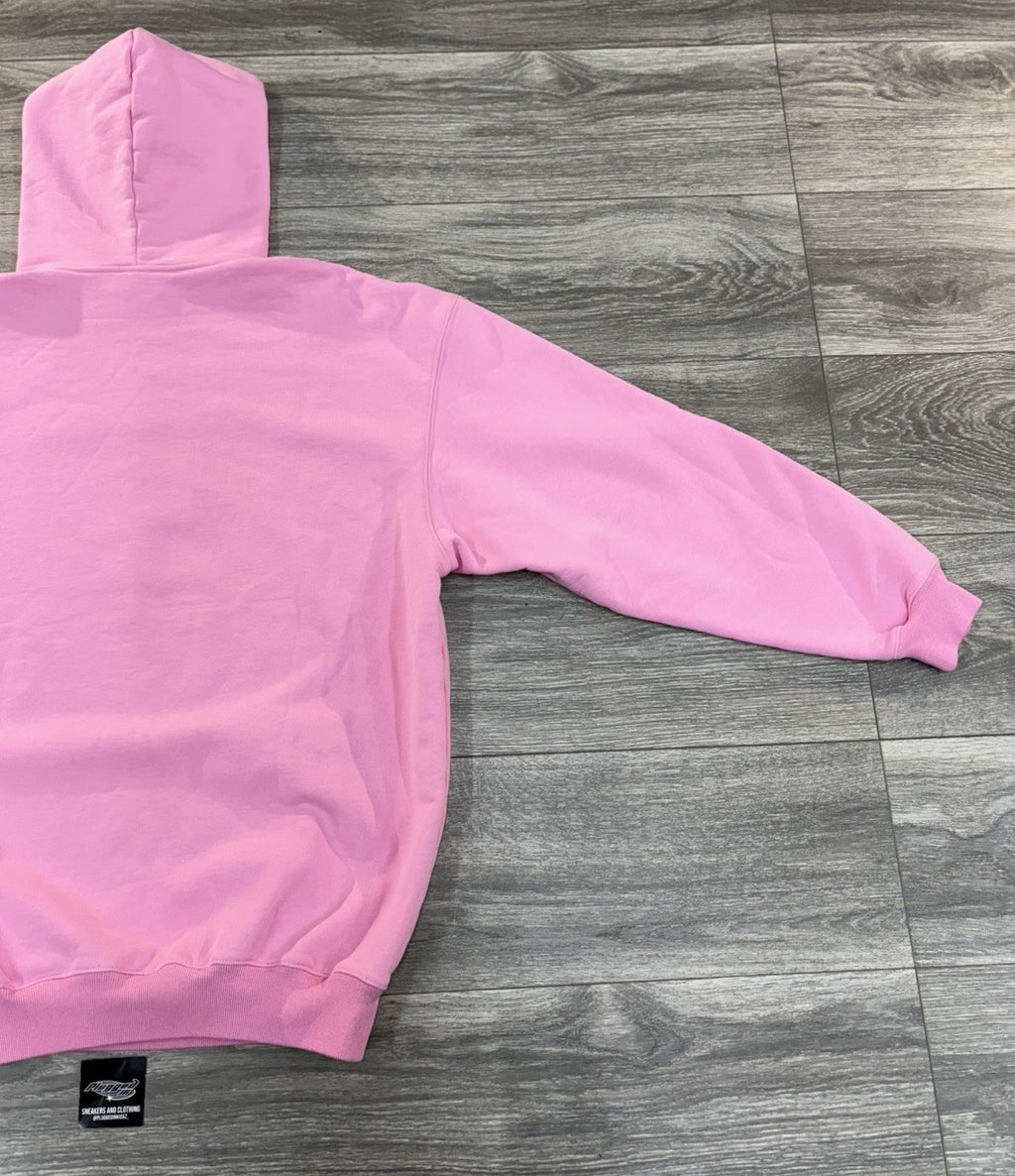 Size Small - Balenciaga Embroidered Logo Hoodie ' Pink '