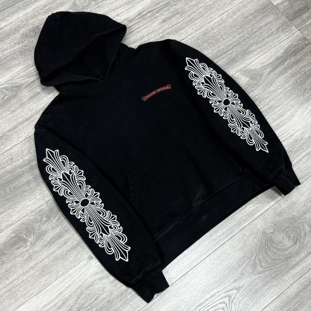 Size Small - Chrome Hearts x Matty Boy Flower Chomper Hoodie ' Black ' | CLEAN!