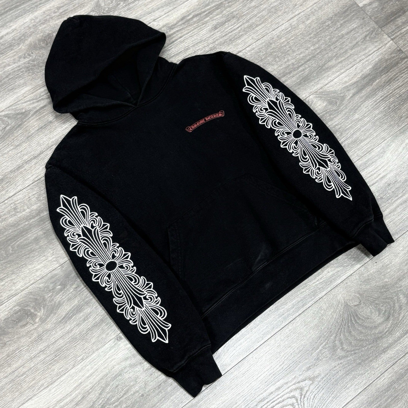 Size Small - Chrome Hearts x Matty Boy Flower Chomper Hoodie ' Black ' | CLEAN!