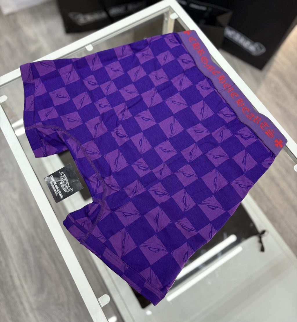 Size Medium - Chrome Hearts Matty Boy 99 Eyes Boxer Briefs ' Purple ' | NEW!