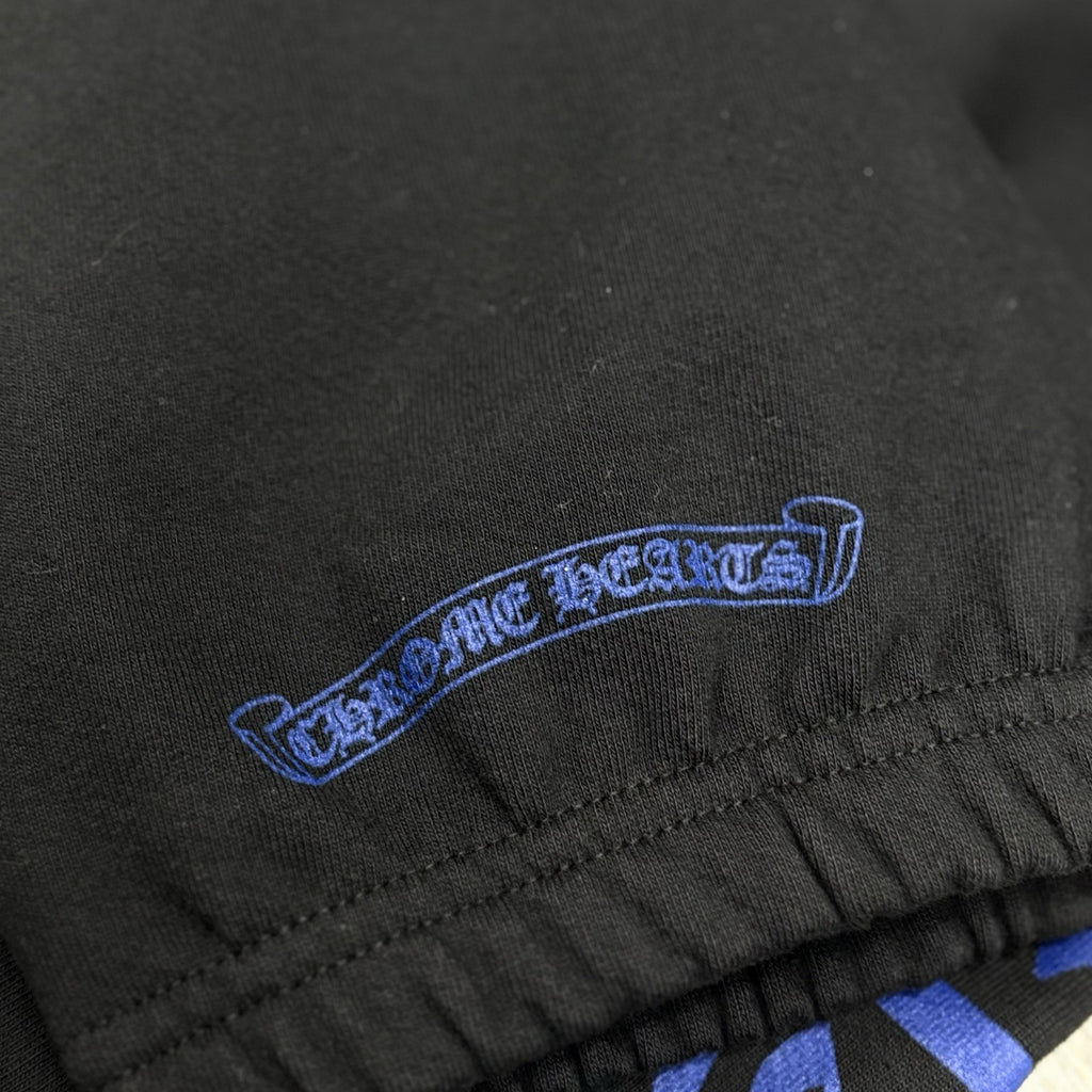 Size XXL - Chrome Hearts Horseshoe Logo Sweatpants ' Blue Black ' | NEW!