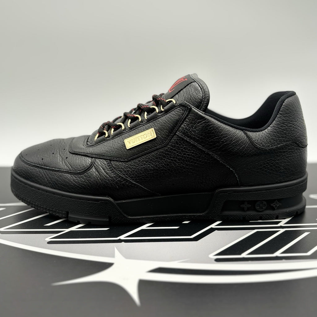 Size 9 LV (10-10.5 US) - Louis Vuitton Hardware Calfskin Trainer ‘ Black, Gold ‘
