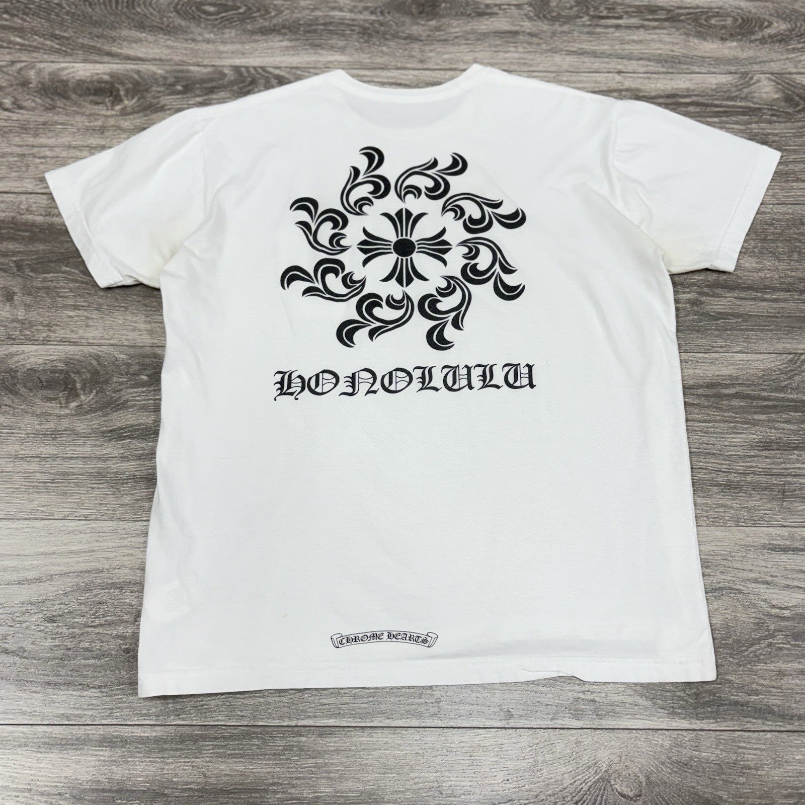 Size XXL - Chrome Hearts Spiral T-Shirt (Honolulu Exclusive) ' White '