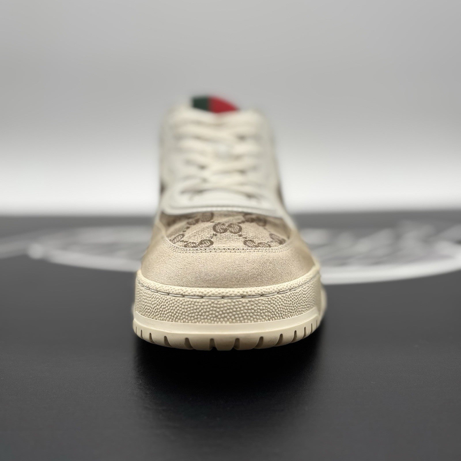 Size 11 G (12 US) - Gucci Re-Web Sneakers GG ‘ White, Beige ‘ | GOOD CONDITION!