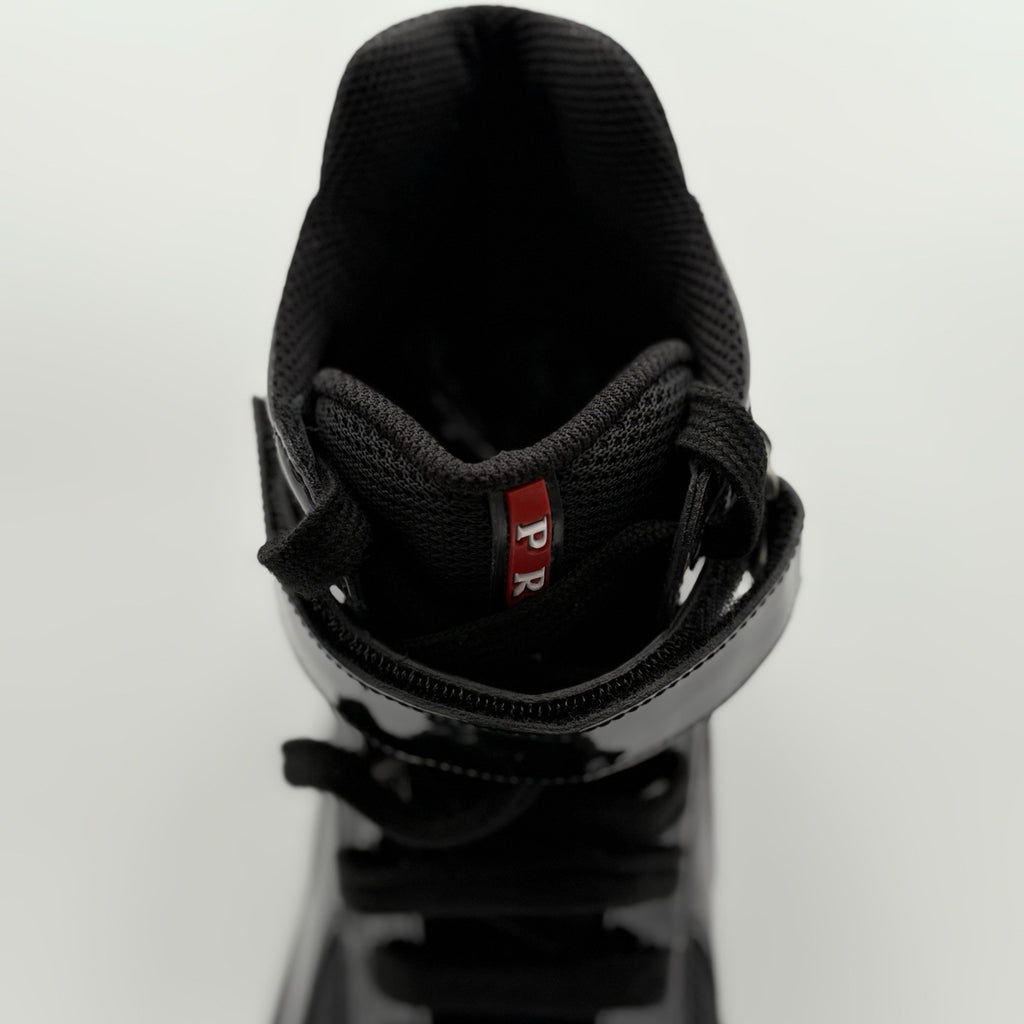Size 10.5 UK (11.5 US) - Prada Cup High Top ' Black ' | BRAND NEW!