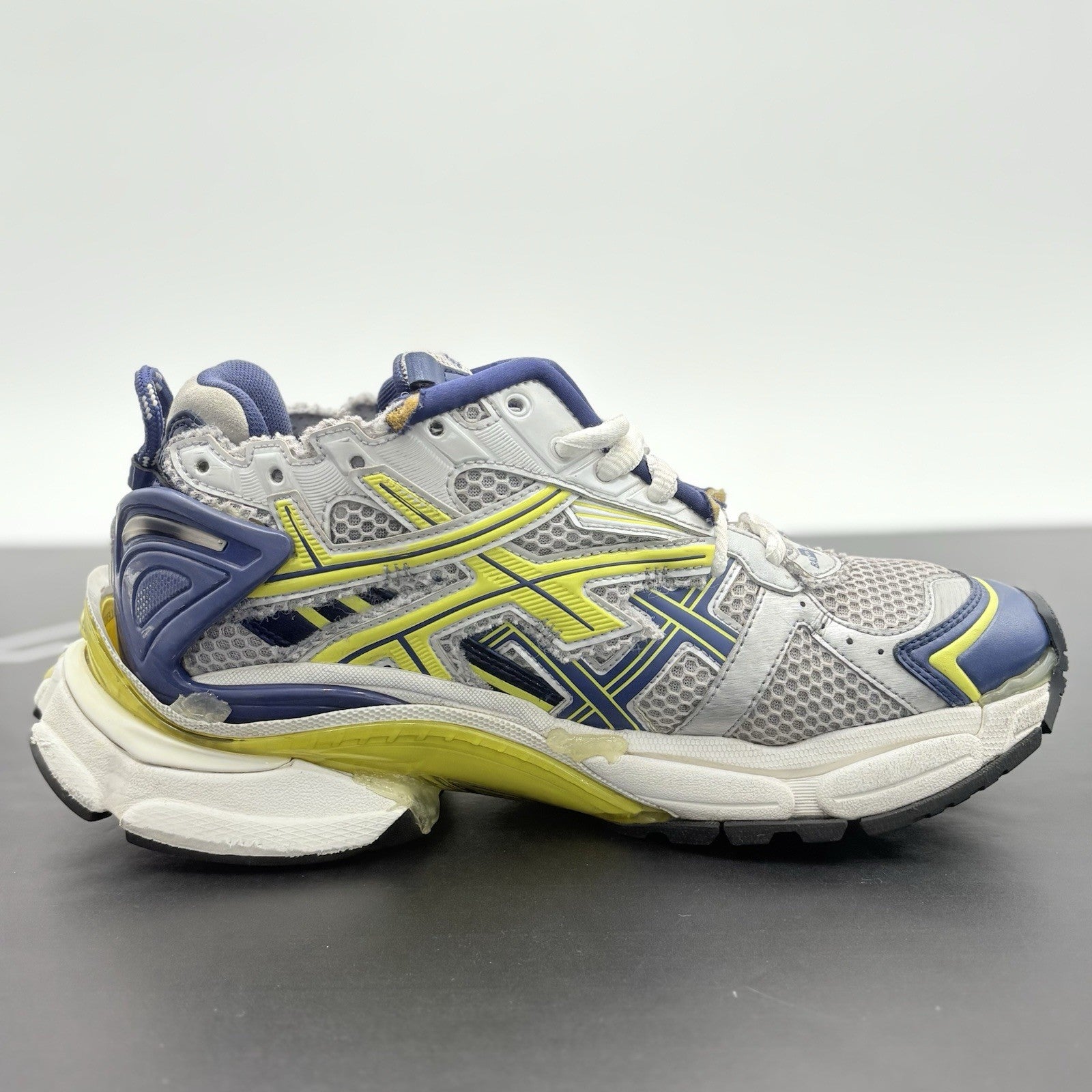 Size 41 (8 US) - Balenciaga Runner ' White Blue Yellow ' | GOOD CONDITION!